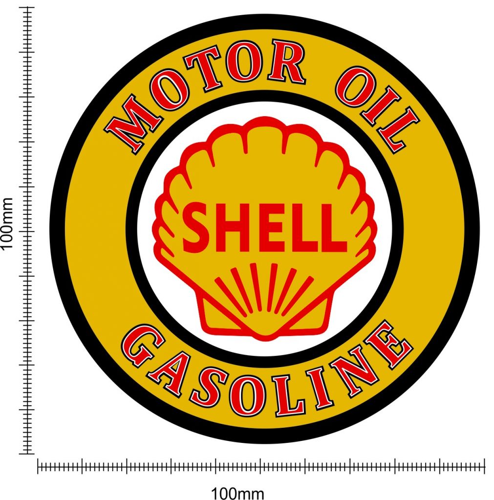 Classic Shell Sticker | Piston Graphics